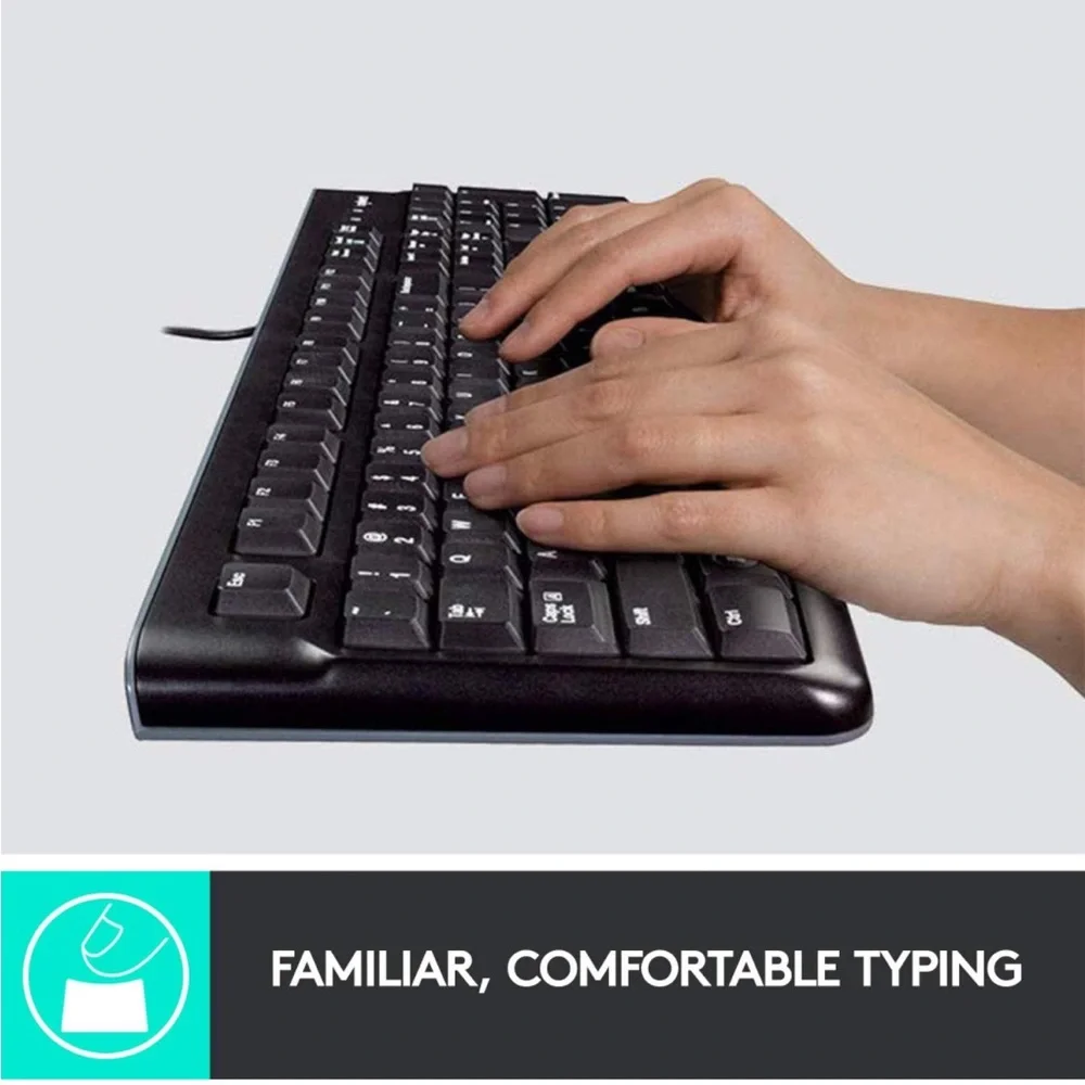 Logitech K120 Wired Keyboard for Windows, Plug and Play. Excellent Condition.